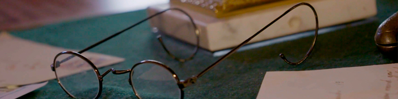 friends.jpg Eye glasses on a desk at the David Wills House in Gettysburg